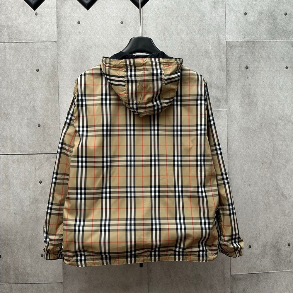 Burberry Reversible Nylon Hooded Sweatshirt - Picture 2 of 7